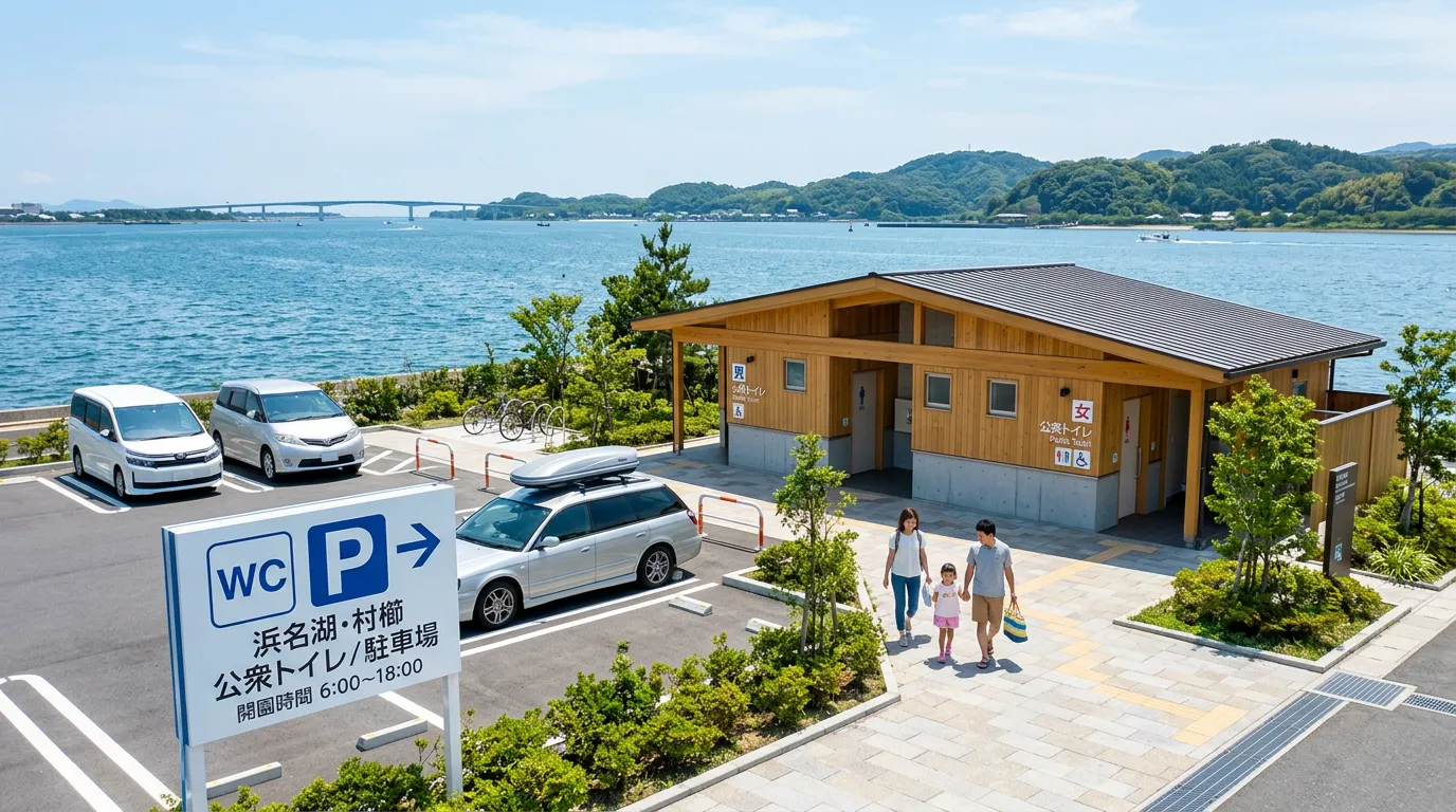 【実踏調査】浜名湖の駐車場・トイレ完備ポイントマップ：安心の釣行ガイド