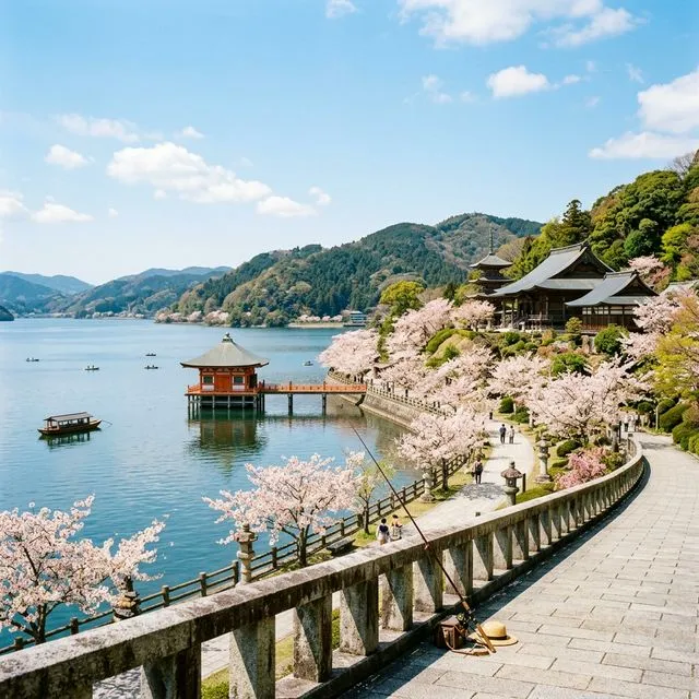 舘山寺温泉で楽しむ「釣り散歩」ガイド｜春の景色と小物釣り
