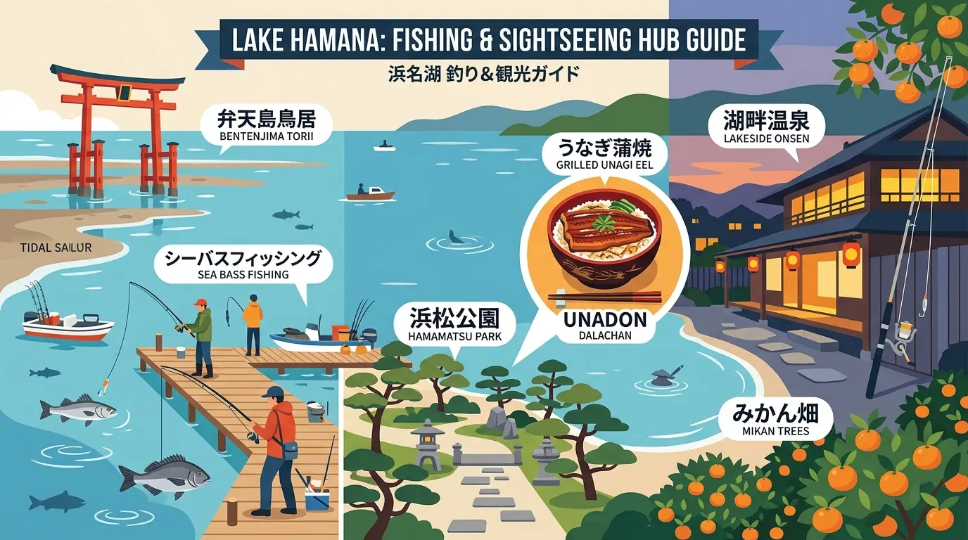 浜名湖「釣り×観光」完全ガイド｜エリア・目的・季節で選ぶおすすめプラン