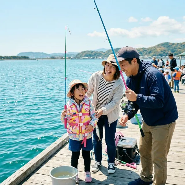 ゴールデンウィーク企画：家族で「サビキ釣りデビュー」in 浜名湖海釣り公園