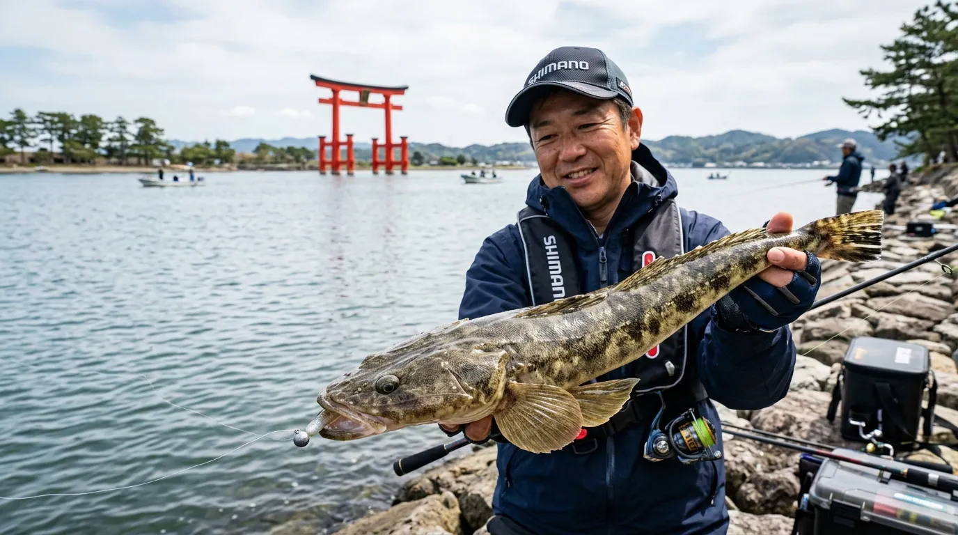春の弁天島・中之島マゴチ攻略！潮干狩りシーズンの「砂煙待ち伏せ」ちょい投げ術