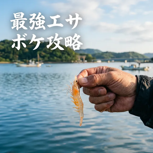 春の最強エサ「ボケ」の確保と使い方：低活性な乗っ込み巨チヌを仕留める仕掛けの工夫