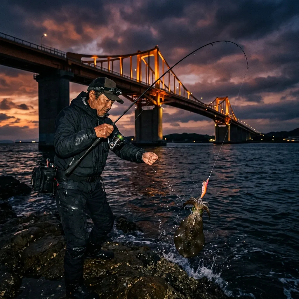 浜名湖エギング完全攻略～激流の「今切口」を制しアオリ・コウイカを抱かせる秘策～