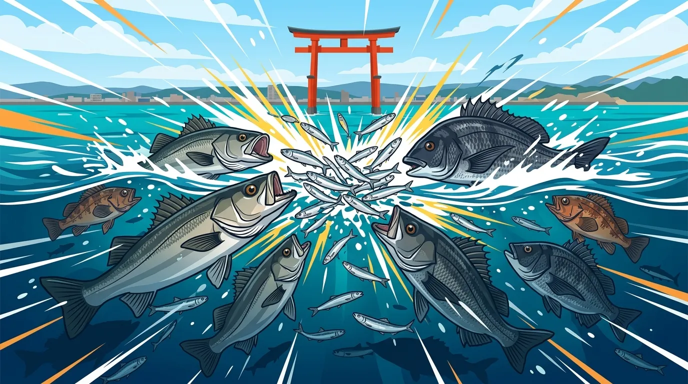 【浜名湖攻略】捕食スイッチのメカニズム｜なぜ魚は突然爆食いを始めるのか