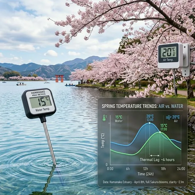 春の浜名湖：水温上昇の「1ヶ月ラグ」を科学する。気温20度でも釣れない理由