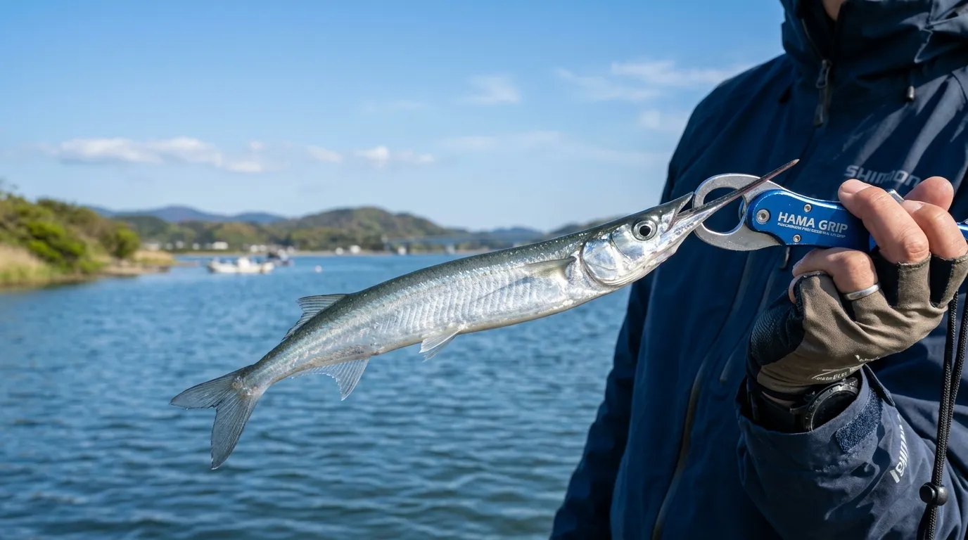 【4月の浜名湖】サンマ級サヨリ襲来！浦掛け釣りの仕掛けと爆釣ポイント