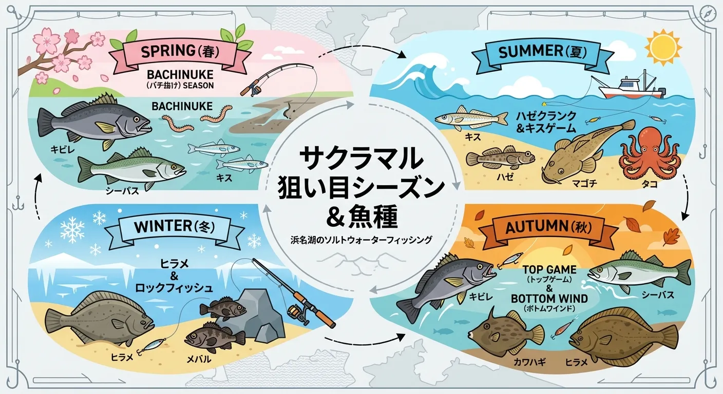 サクラマルの釣りシーズンと狙い目