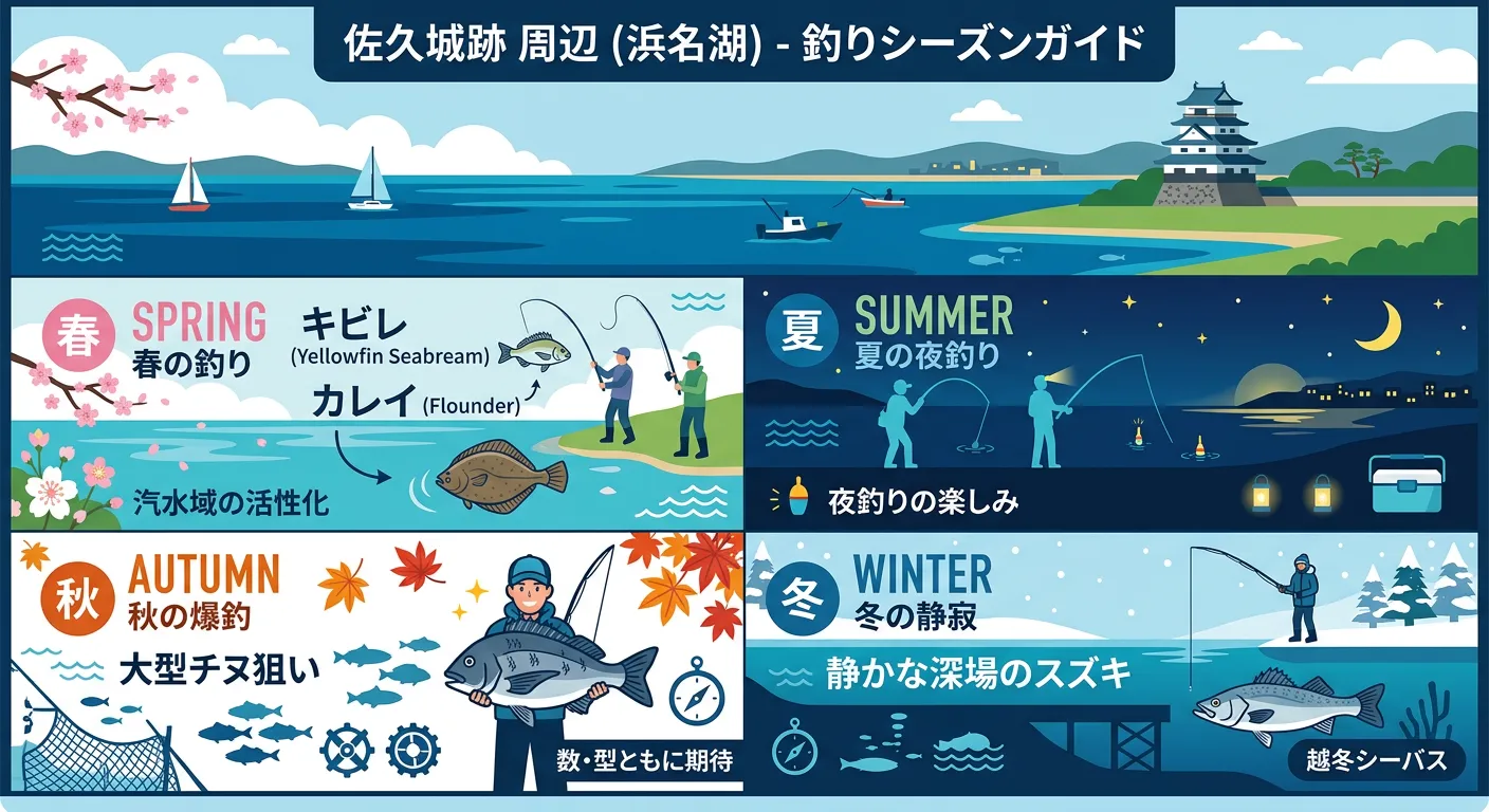 佐久城跡のシーズン別攻略ガイド