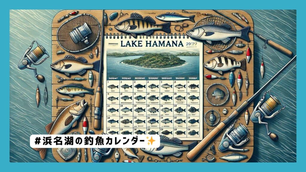 今何が釣れる？浜名湖釣魚カレンダーを公開