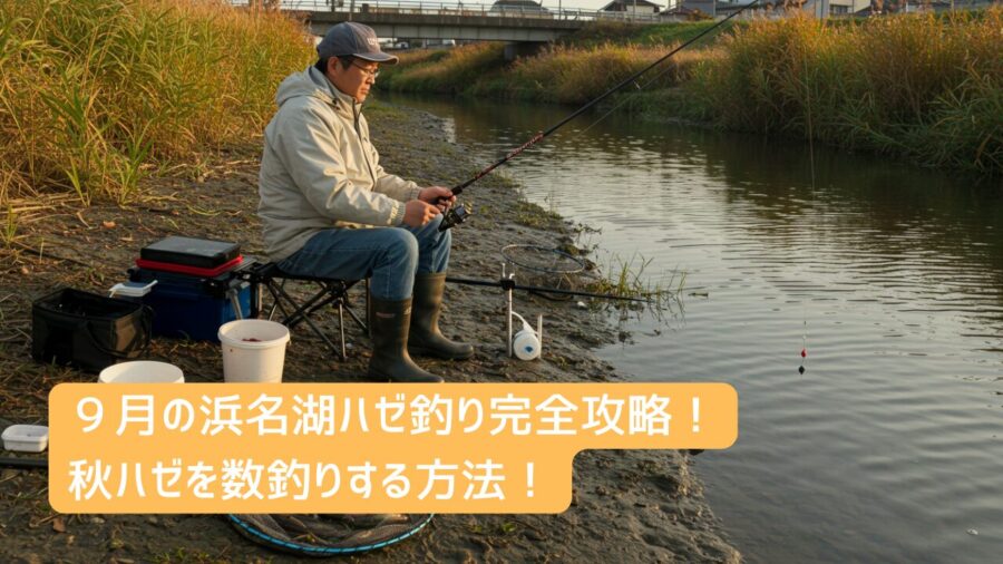 9月の浜名湖ハゼ釣り完全攻略！サイズアップした秋ハゼを数釣りする方法