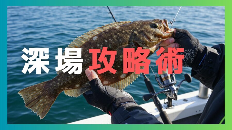 10月のカレイ釣りは深場を攻略することが鍵！