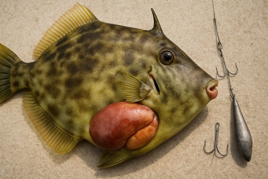 浜名湖のカワハギ釣り最終戦！肝パン狙いの投げ仕掛け完全解説