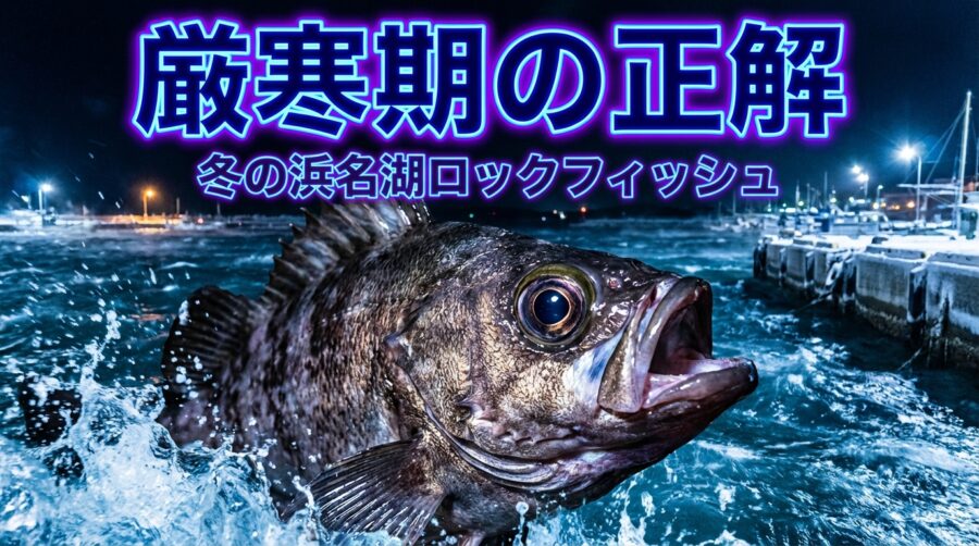 キャプションに「厳寒期の正体」。メバルがアップで写されている。