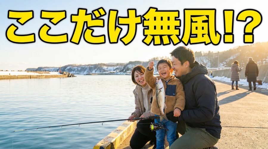 砂揚げ場は冬の表浜名湖でも風裏になるし、車を背後に置けるので寒くても安心。もともとファミリー層向け。